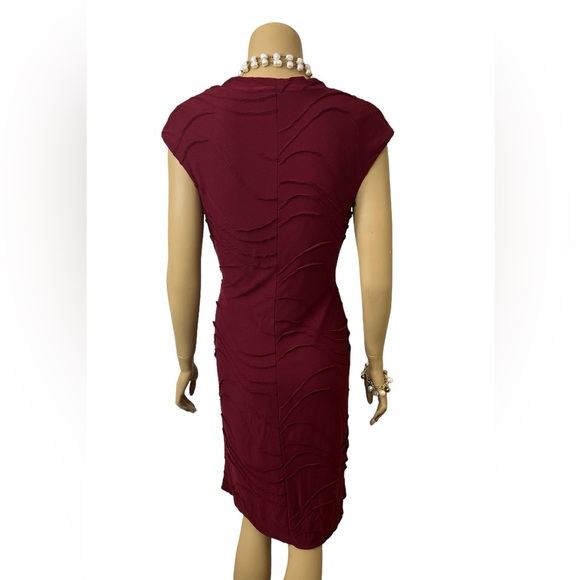 LADYS CONNECTED APPAREL BEAUTIFUL LINED BODY-CON DRESS FITTED WITH STRECH - Picture 6 of 10